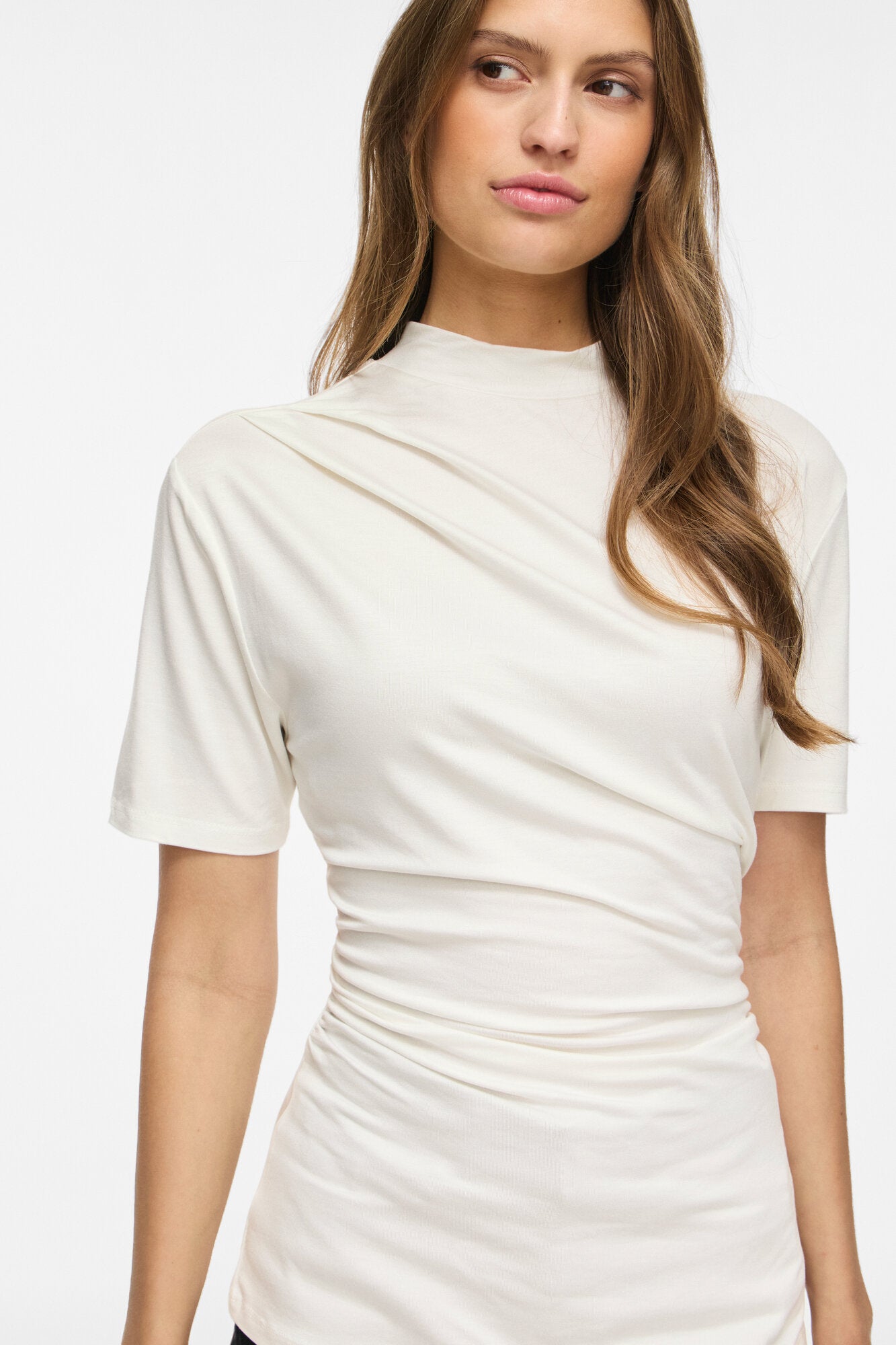 Vipinna Highneck top - Snow White